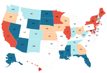 Comparing States’ Taxes: A Review of Taxes by State