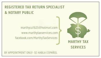 MARTHY TAX SERVICES