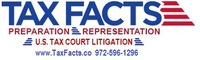 Tax Facts Resolution Representation Company Logo by Regina Resch-Schneidewent, MBA, EA, USTCP in Plano TX