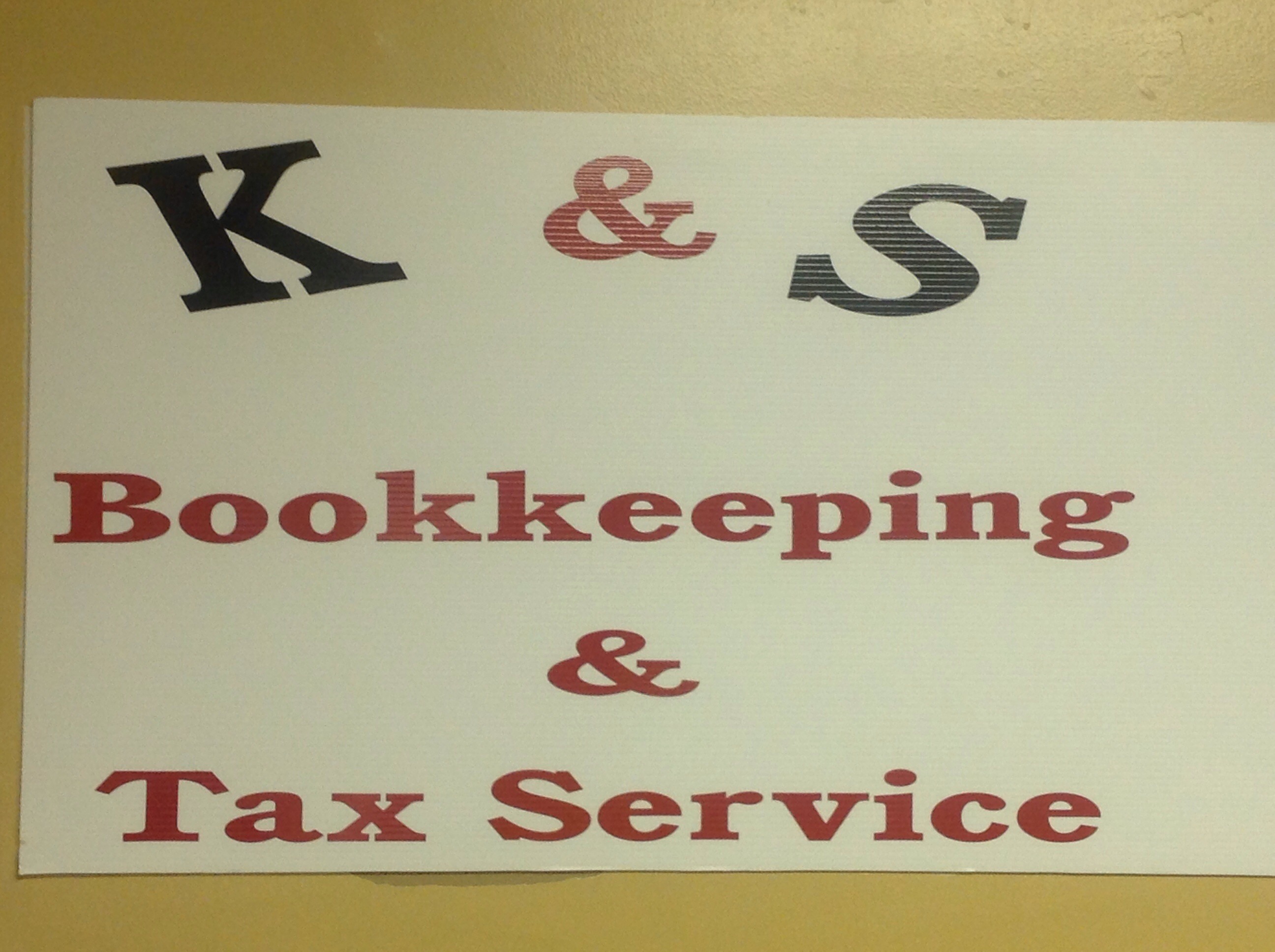 K & S Bookkeepingtax and Tax Service 