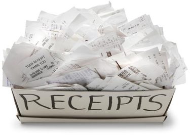 Benefits for Keeping Receipts for Tax Time