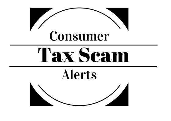 Consumer Alerts  - Tax Scams - Tax Season